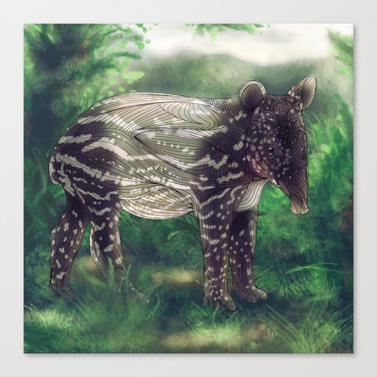 Tapir Canvas Print