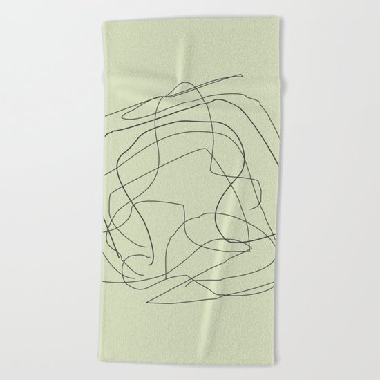Abstract Lines Beach Towel