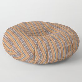 Abstract Mayla Argus Pheasant Small Stripes Floor Pillow