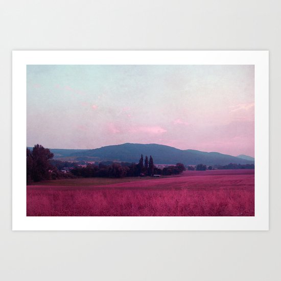 small mountains Art Print