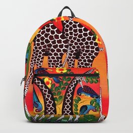 Colorful Giraffe Teams  Backpack