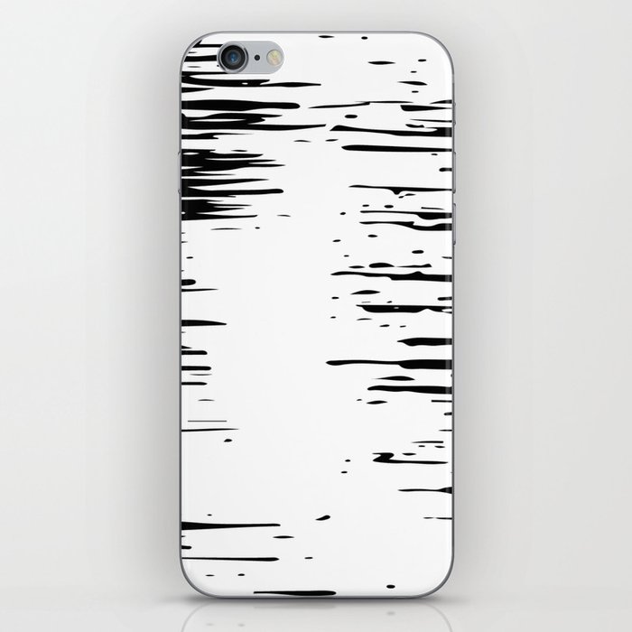 Splash Black and White iPhone Skin