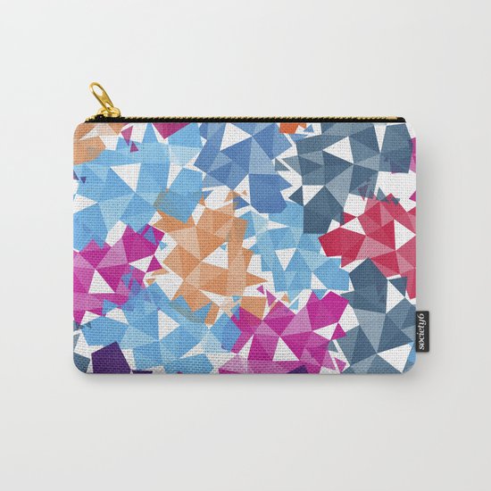 Colorful geometric Shapes Carry-All Pouch