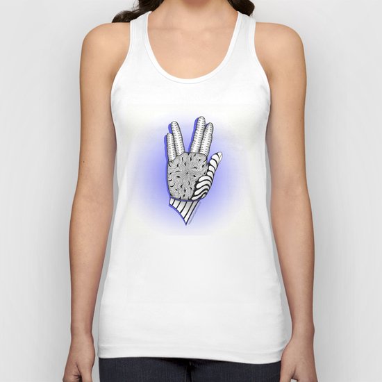 Go Forth and Prosper Zentangle Greeting Unisex Tank Top