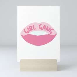 Girl Gang Lip Mini Art Print