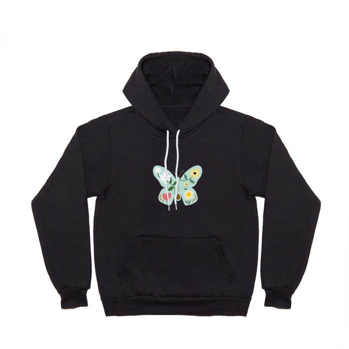 All the good things butterfly sky blue Hoody