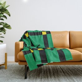 Green Tartan Throw Blanket