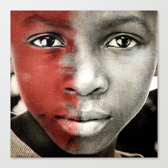 Colored Children 6 Canvas Print