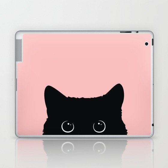 Black Cat Laptop & iPad Skin