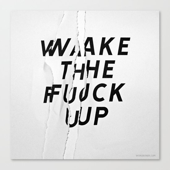 WTFU Canvas Print