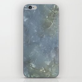 Frozen silver glass iPhone Skin