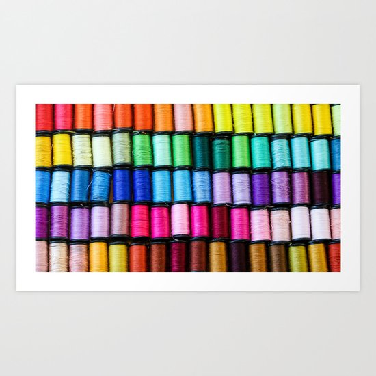 Cotton Reels Art Print