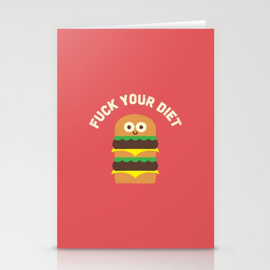 Discounting Calories Stationery Cards