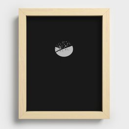 Il neige encore Recessed Framed Print