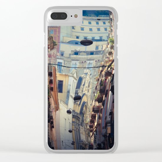 Napoli street Clear iPhone Case