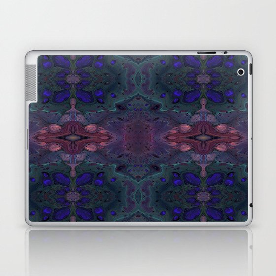 Peaceful Pattern in Gem Tones Laptop & iPad Skin