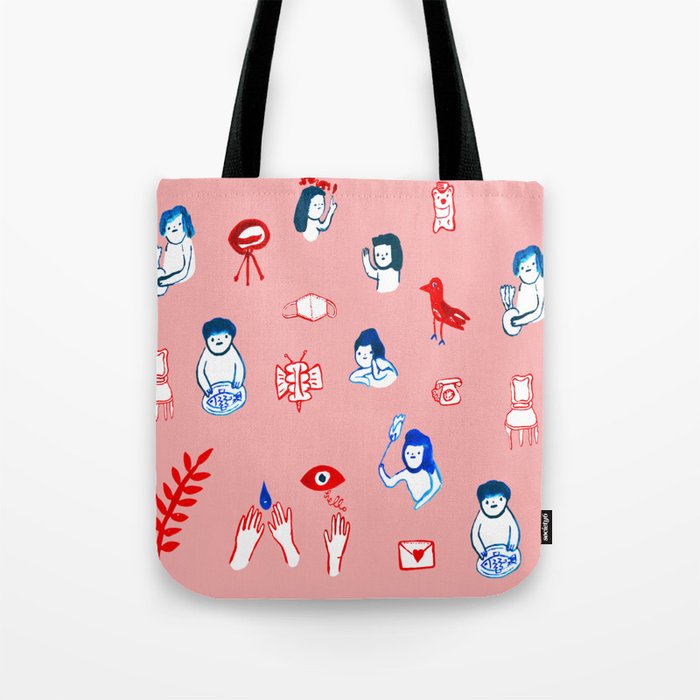 Stay home, But say Hello! Tote Bag