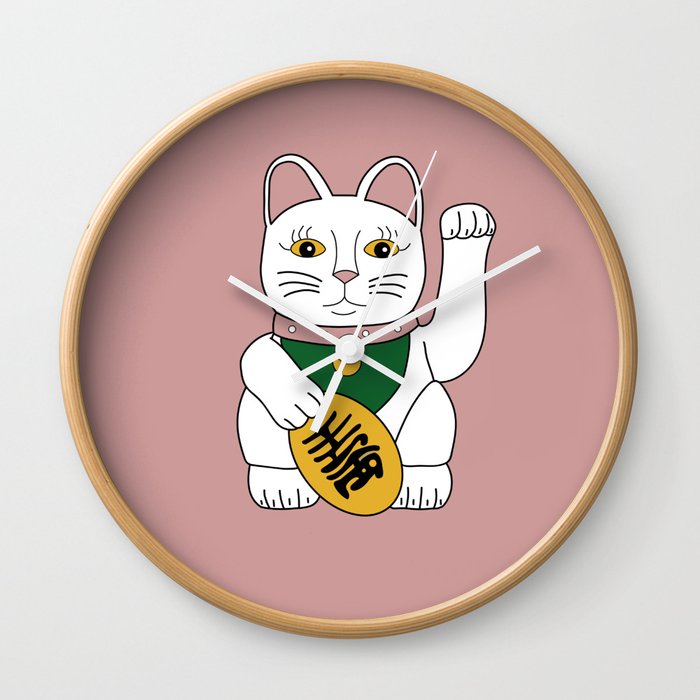 Chinese lucky online cat clock