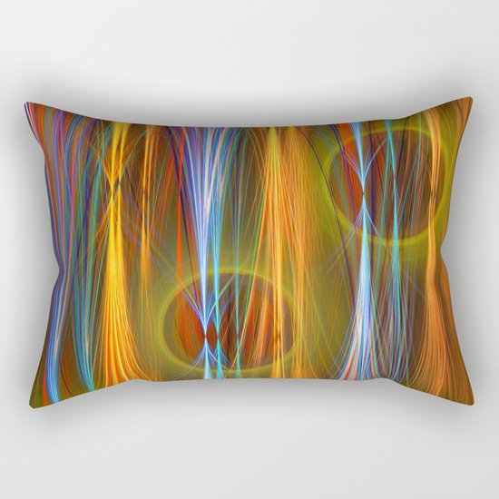 Mirthful, colourful abstract Rectangular Pillow
