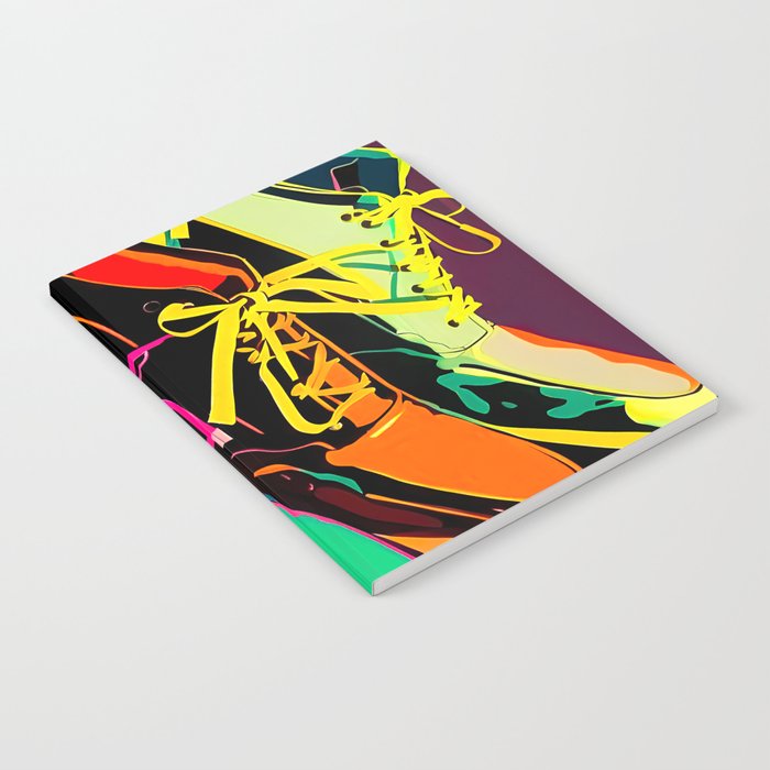 Four Shoes - Pop Art Style Notebook