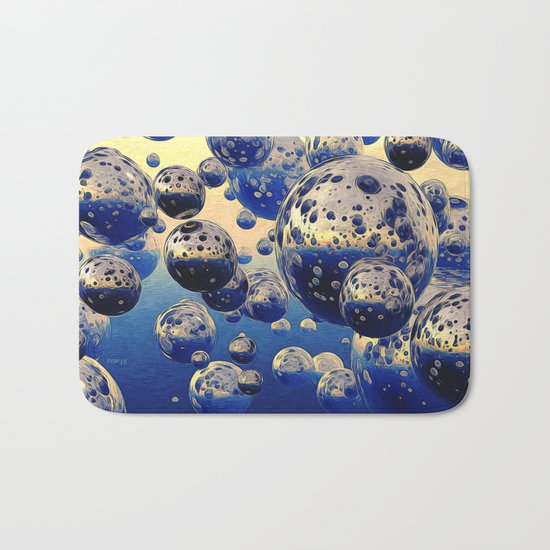 Cluster of Bubbles Bath Mat