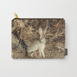 Wildlife gifts, black-tailed jackrabbit, photography, nature Carry-All Pouch
