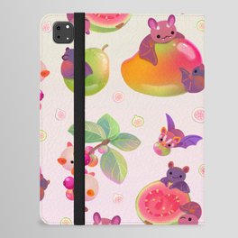  Fruit and bat - pastel iPad Folio Case