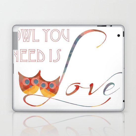 Owl Love Laptop & iPad Skin