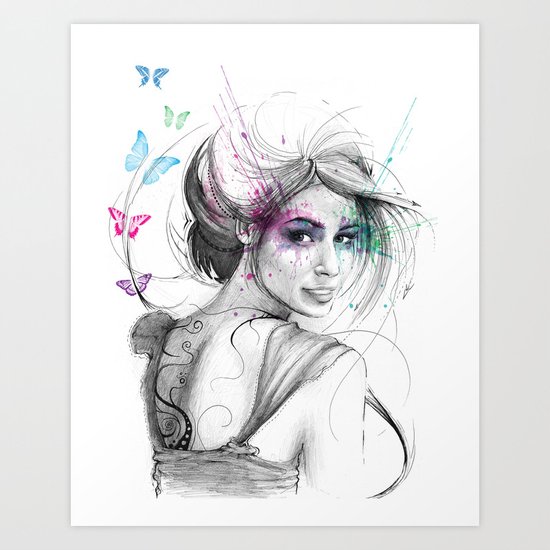 Butterflies Art Print