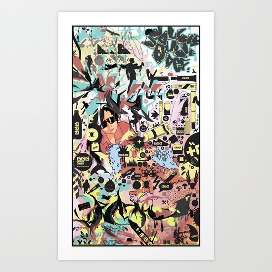 Double Double Def Art Print