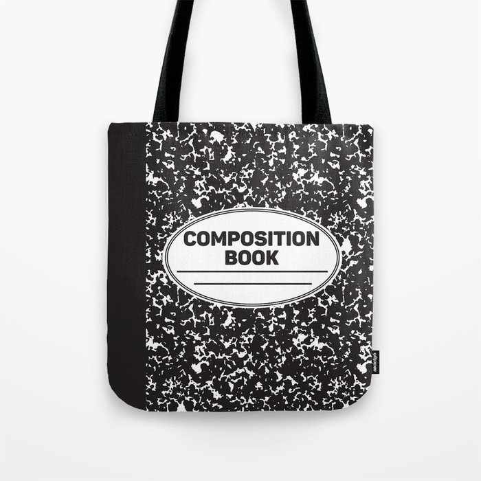 Composition Notebook College School Student Geek Nerd Tote Bag
