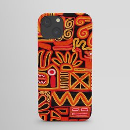 Beautiful blanket with a typical Peruvian design iPhone Case