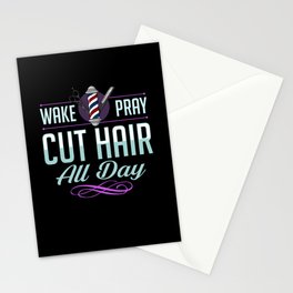 Barber Hair Stylist Hairdresser Barbershop Salon Stationery Card