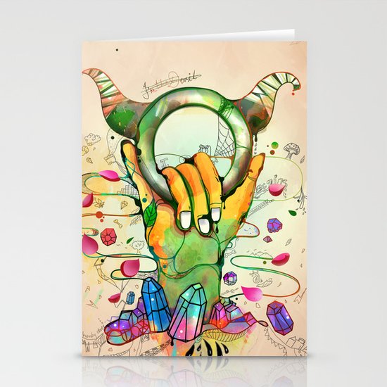 Hey I am the Devil Stationery Cards