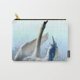 Graceful Elegant Great White Swan Close Up Ultra HD Carry-All Pouch