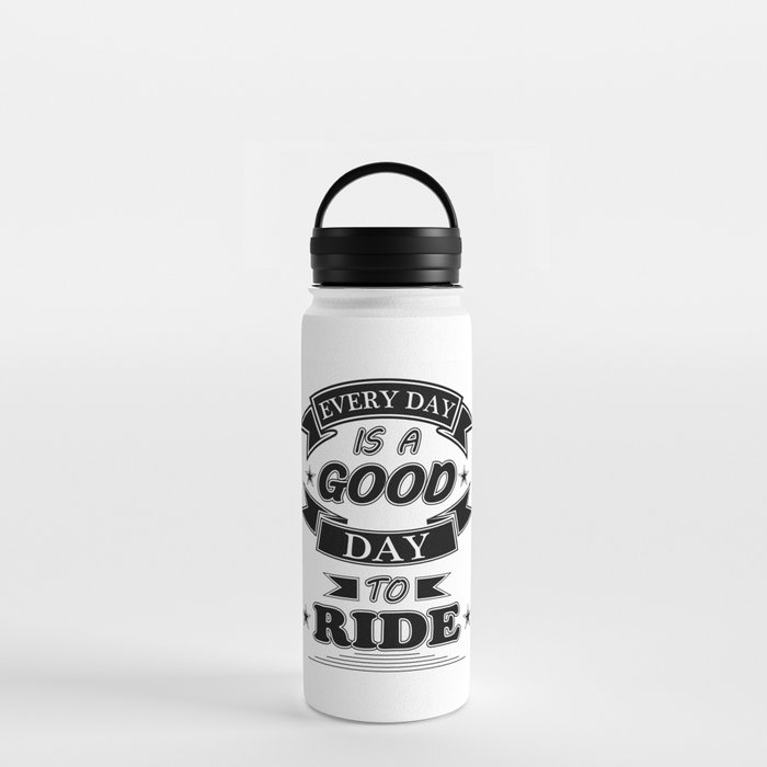 Vintage bike water shop bottle