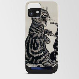 Open Wide by Louis Wain iPhone Card Case