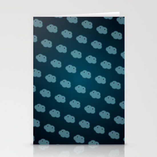 cloud pattern Stationery Cards