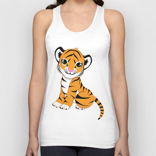 Little Tiger Cub Unisex Tank Top