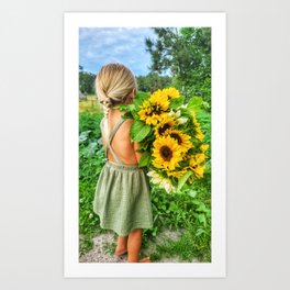 Sunflower Dreams #1 Art Print