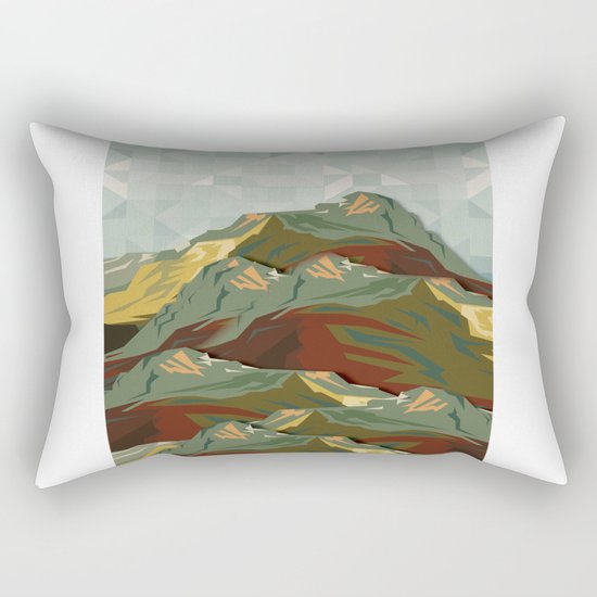 The Great, Great Night Mountain No. 9 Rectangular Pillow