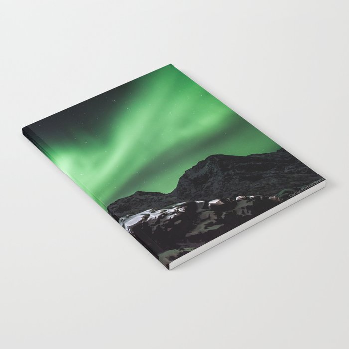 Aurora in Lofoten, Norway (II) Notebook