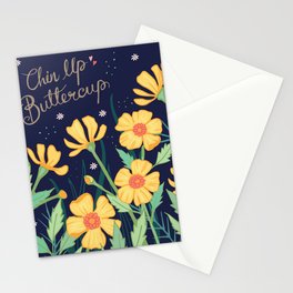 Chin Up Buttercup Stationery Cards
