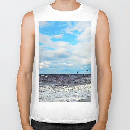 Flying Cormorants Biker Tank
