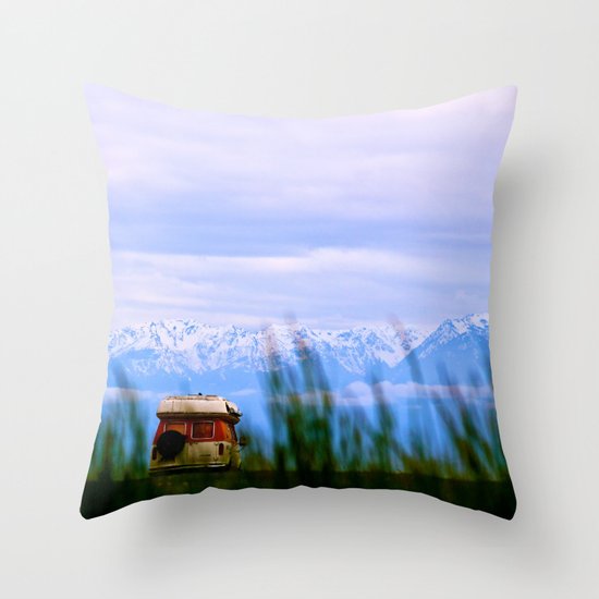 Dallas Road Throw Pillow