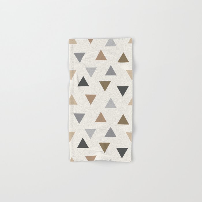 grey and brown towels