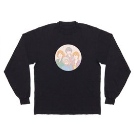 Golden Girls Pattern and Print in Pastels Long Sleeve T-shirt