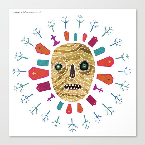 Halloween print: Mummy Canvas Print