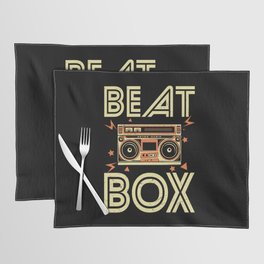 Cool Beat Box Retro Music Placemat