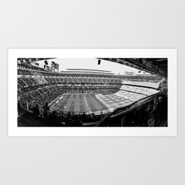Real Madrid Stadium Art Print